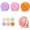 3PCS A A5, variant on Coconut Oil Stress Ball Crunchy Squishy, Soft Slow Rising Squishies Stress Ball for Relaxation Anxiety Relief, Fun Sensory Fidget Toys for Adults Kids Daily Stress Relief