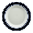 thumbnail image 3 of Mainstays Blue Banded 12-Piece Hand-Painted Stoneware Dinnerware Set, 3 of 6