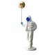 thumbnail image 2 of globo niño estatua lindo adorno estilo nórdico hombre abstracto estatuil embarcación de aterrizaje para gabinete de Azul Baoblaze Artesanía de personajes, 2 of 7
