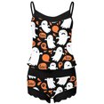 thumbnail image 4 of Conjunto de pijama sin mangas de Halloween para mujer Cami y pantalones cortos Estampado Pijama de 2 piezas Fridja  fhjkhfk456410, 4 of 4