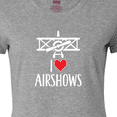 thumbnail image 4 of Inktastic I Love Airshows Women's T-Shirt, 4 of 5