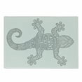 thumbnail image 1 of Salamander Cutting Board, High Detailed Overview Illustration of a Crawling Animal Silhouette, Decorative Tempered Glass Cutting and Serving Board, in 3 Sizes, by Ambesonne, 1 of 2