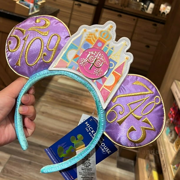Diadema Original con orejas de Mickey de Disney, diadema para Cosplay de Disneyland Little World, diadema para fiesta, accesorio para el cabello para adultos/niños Gao Jinjia LED