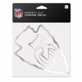 thumbnail image 1 of Kansas City Chiefs 6x6 Perfect Cut Decal - Chrome, 1 of 1