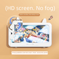 thumbnail image 2 of Caja impermeable retráctil para teléfono móvil de baño, pantalla táctil giratoria de 360 °, adhesiva, con dibujos animados, caja de almacenamiento para montaje en pared a prueba de mirones, 2 of 3