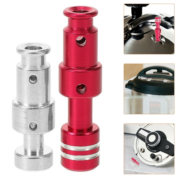 SEWCHICS Aluminum Cooker Valve 2 Pieces, Easy to Clean Replacement Part for Pressure Cooker Accessories
