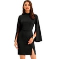 thumbnail image 1 of Vestido de Tubo Allegra K Mini Vestido Ajustado Negro XL, 1 of 6