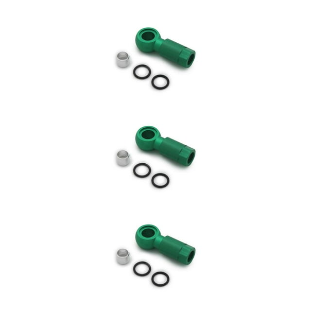 ZheElen Embout d'Huile Olive Tête de Frein à Disque Raccords de Durite Accessoires Pièces de Remplacement Vert 3Ensemble