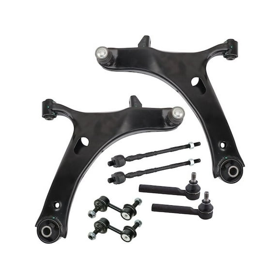 Front Control Arm Ball Joint Tie Rod and Sway Bar Link Kit 8 Piece - Compatible with 2008 - 2011 Subaru Impreza 2009 2010