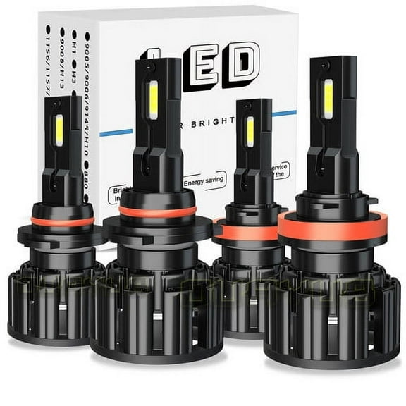 LED Headlight High Low Beam Bulbs 6000K Cool White for 2007-2020 Chevrolet Tahoe