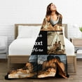 thumbnail image 5 of Custom Blanket with Picture Text Customized Blankets with Photos Customizable Personalized Blankets and Throws for Adult Kid Birthday Christmas Valentines Day Memorial Gift,, 5 of 6