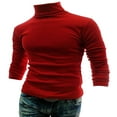 thumbnail image 3 of OUSITAID Hiver Chaud Coton Pull Col Haut Tops Col Roulé, 3 of 4
