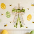 thumbnail image 6 of AYktou Large Honeybee Bows for Wreath, 9×16.5 Inch Ribbon Tree Topper Wreath Bows Front Door Hanging Ornaments Yellow Floral Spring Bowknot for Gift Wrapping Door Wall Home Decorations Party Supply, 6 of 6