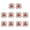 Red, variant on BIMZUC 10 Set Crossing Screw Back Buttons Colorful Gemstones Decorative Rivets Studs for Leather Saddles Wine Bags Red 0.77 inch / 19.5 mm Zinc Alloy Hardware Fasteners