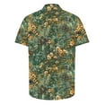 thumbnail image 4 of AHTJRT Stylish Men's Camouflage Print Button Down Short Sleeve Shirt Multicolor L, 4 of 5