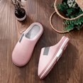 thumbnail image 7 of NOKIO Women's House Slippers Soft Plush Knitted Slides Cotton Indoor Outdoor Shoes with Non-S𝗅ip Sole, Memory F𝗈𝖺m Slide Warm Comfort Ladies Slipper for Home, Bedroom, Patio Use, 7 of 7