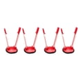 thumbnail image 2 of Ounissouiy Paquete de 2 bolsas de preparación de alimentos, soporte para estante, bolsas de sándwich reutilizables ajustables, soporte de manos Rojo 2piezas, 2 of 6
