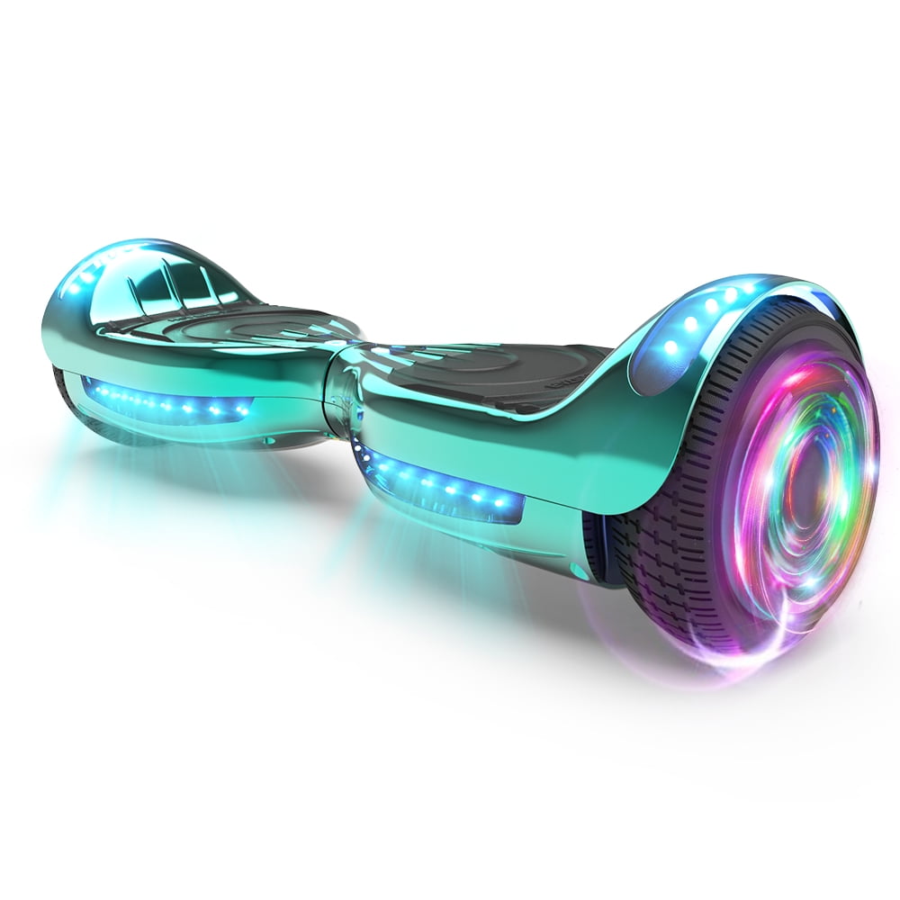 UL2272 Certified Built-in Bluetooth Speaker on Select Models NHT 6.5 inch Aurora Hoverboard Self Balancing Scooter with Colorful LED Wheels and Lights 