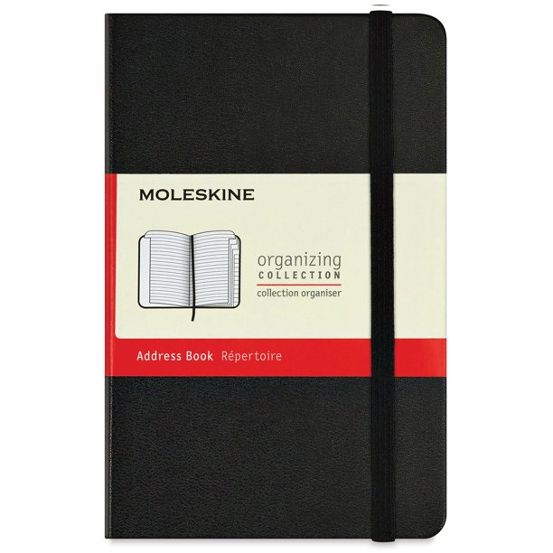 Moleskine Classic Notebook Address Book, 51/2'' x 31/2'', 192 Pages