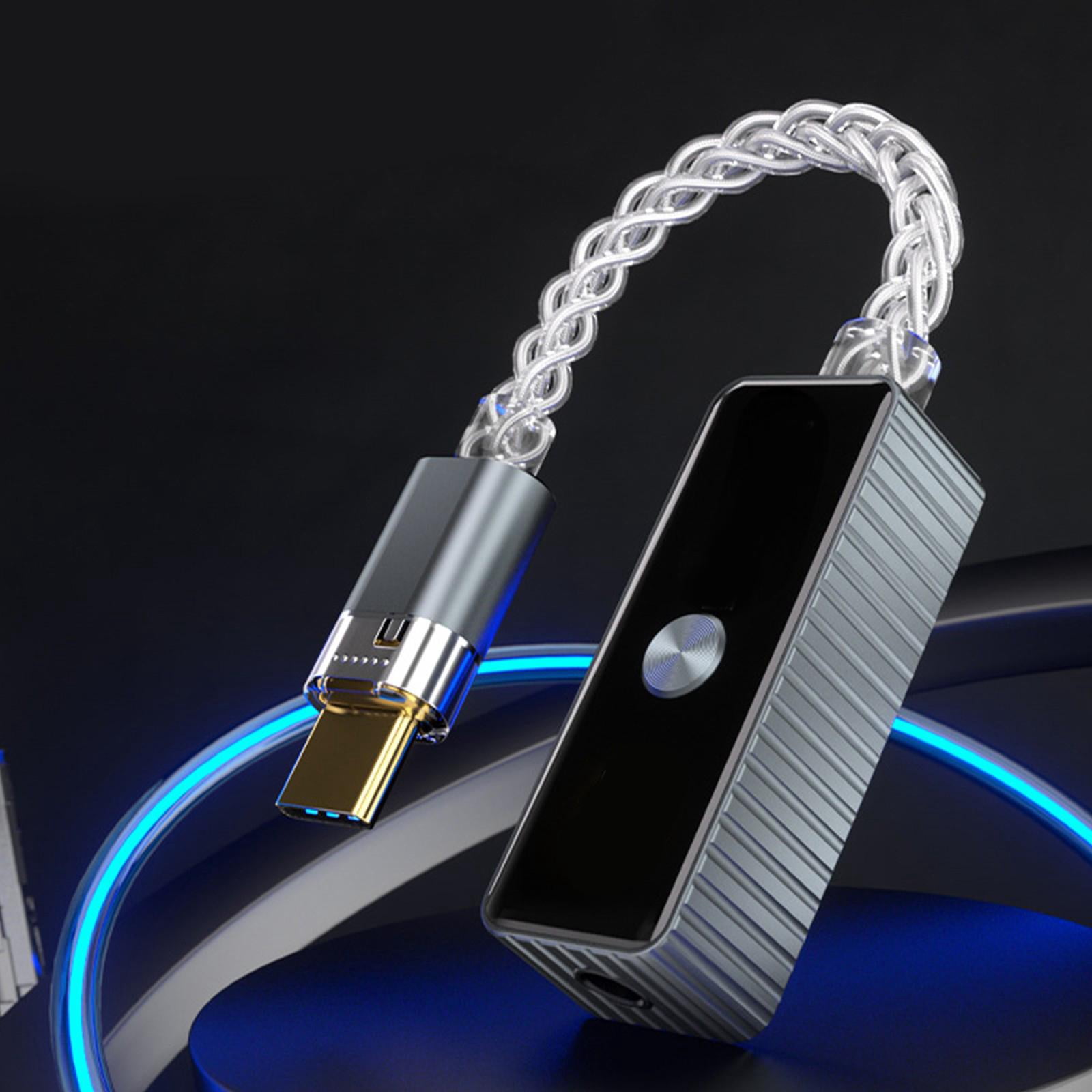lanema Auditory Decod USB C Headphone Amplifier 3.5mm Lossless Sound For Players