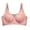 Pink, variant on biudgviw Front Closure Bras for Women Wireless Adjustable Strap Full Coverage Bras Breathable High Support Mesh Bralettes