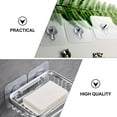 thumbnail image 6 of FRCOLOR Wall Hooks 10pcs Adhesive Hooks Wall Hooks Transparent Reusable Seamless Nail Free Hooks Bathroom Kitchen Heavy Duty Self Adhesive Wall Hangers Hooks 12mm,2.36"X2.36"X0.47", 6 of 10