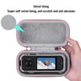 thumbnail image 3 of Hard Storage Bag for X5 Camera Protective with Velvet Lining Water PU Carrying Exact Modeling for Raised Lens Area, 3 of 7