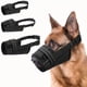 thumbnail image 1 of Bozales suaves para perros Cubierta para la boca del perro - Bozales ajustables para perros medianos grandes Transpirables y bebibles para morder Ladrar Masticar Comer Xemadio ZJWJ786-1, 1 of 6