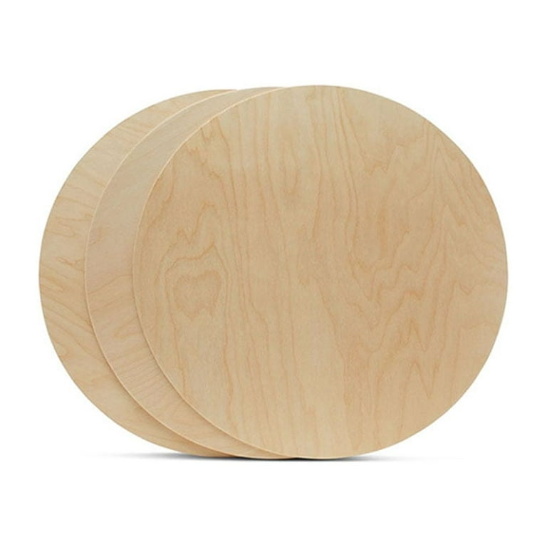 Wood Discs for Crafts, 6 x 1/16 inch, Pack of 50 Unfinished Wood Circles, by Woodpeckers