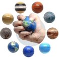 thumbnail image 2 of Bola antiestrés del sistema solar, 9 piezas, esponja de impresión de Planet Squishies, bolas suaves sólidas, alivio del estrés, juguetes para niños, accesorios decorativos, 2 of 5