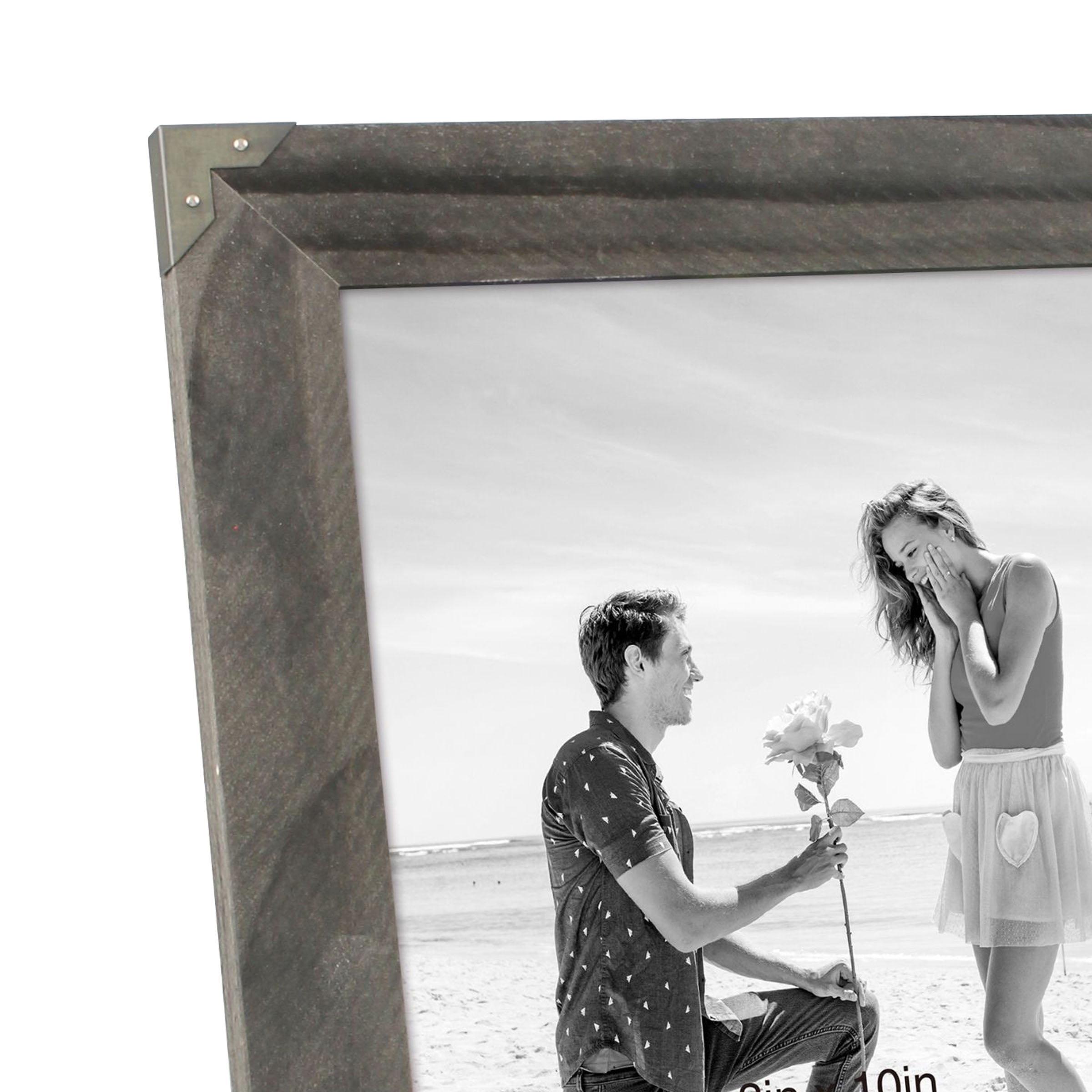 Better Homes & Gardens 8" x 10" Rectangle Wood Tabletop Single Picture Frame, Brown
