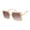 Nude & Rose Gold, variant on Martha Stewart Women's MS147 Oversized UVA and UVB Protective Square Fashion Sunglasses, 54mm