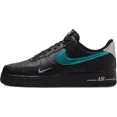 thumbnail image 1 of Ni&ke Air Force 1 07 Low Black Blue Lightning Sneakers Top One Trainers Men Size, 1 of 6