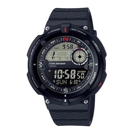 Men's Twin Sensor Quartz Resin Casual Watch
