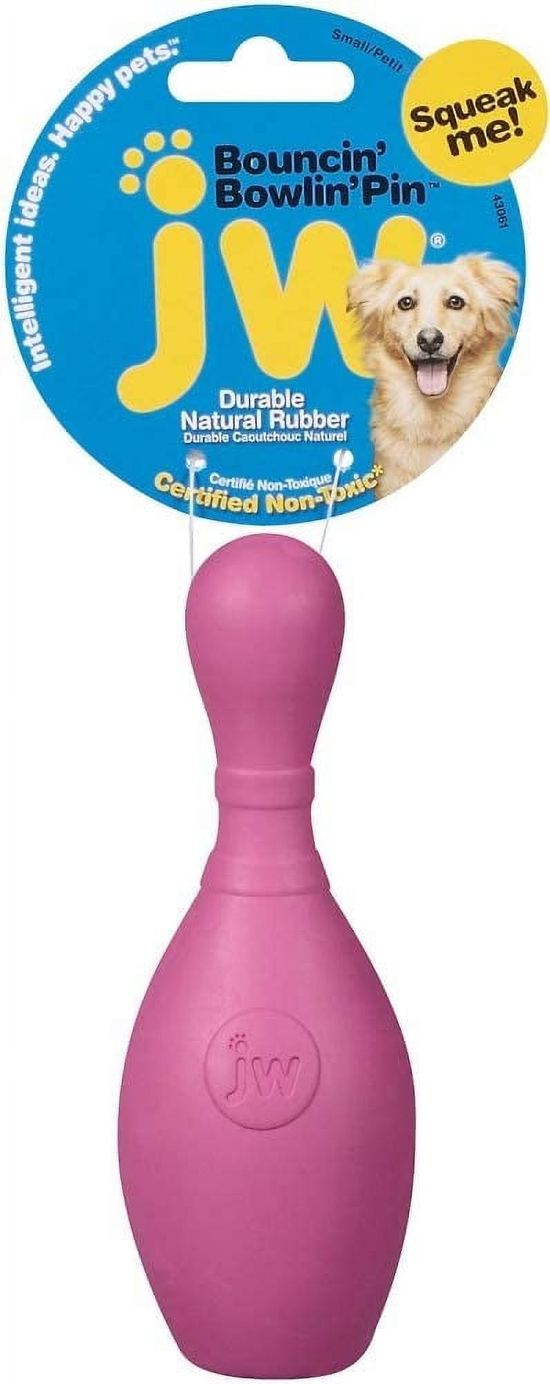 JW Pet Bouncin Bowlin Pin Dog Toy Small Assorted Colors Walmart