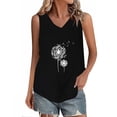 thumbnail image 1 of Birdeem Blouses pour Femmes T-Shirt Décontracté en Coton et Lin à Manches Courtes Col Rond Boutonné, 1 of 12