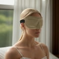 thumbnail image 2 of Unique Bargains 1 Pc Square 3D Sleep Mask Soft 3D Eye Shade Cover for Rest for Travel Brown, 2 of 6