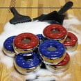 thumbnail image 2 of Shuffleboard Pucks and Sand Set - 2 1/8" Table Pucks with 2 Cans Wax, Mini Brush and Dustpan$$Sport & Recreation Other, 2 of 7