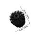 thumbnail image 4 of CHICHUMID 5Ud Cabezal De Repuesto Para Cepillo De Color Negro Resistente Y Duradero, 4 of 5