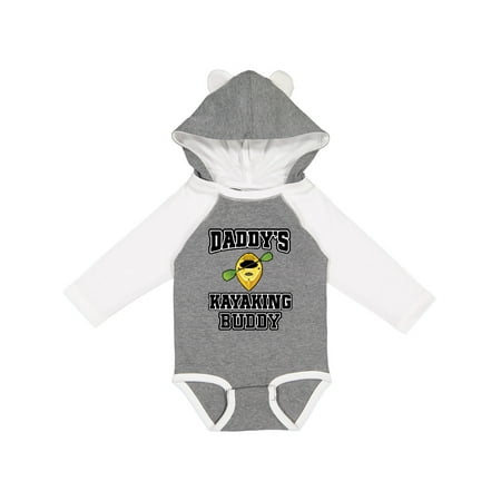 

Inktastic Kayak Gifts Daddy Kayaking Buddy Gift Baby Boy or Baby Girl Long Sleeve Bodysuit