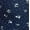 Navy Water Daisy Dot Print, variant on Cotton Stretch Ribbed Cropped Tank Top, Women’s, Sizes XS-XXXL