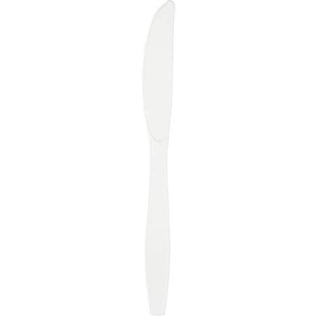 DIXIE Heavy Medium Weight White Plastic Knives #KM217 Box of 1000 #S5795 