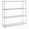 thumbnail image 3 of Global Industrial 21727C Nexel Chrome Wire Shelving, 72 x 21 x 74 in., 3 of 4