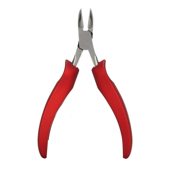 Recortador de pedicura, cortador de uñas de los pies de acero inoxidable, pinza para cutículas, alicate para cutículas, características mejoradas