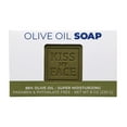 thumbnail image 2 of Kiss My Face All natural, Vegan Olive & Aloe Bar Soap, 86% Olive Oil, All Natural, Vegan, Rich Foamy Facial and Body Wash, Super Moisturizing, Hypoallergenic, Paraben & Phthalate Free, 8 oz, 2 of 3