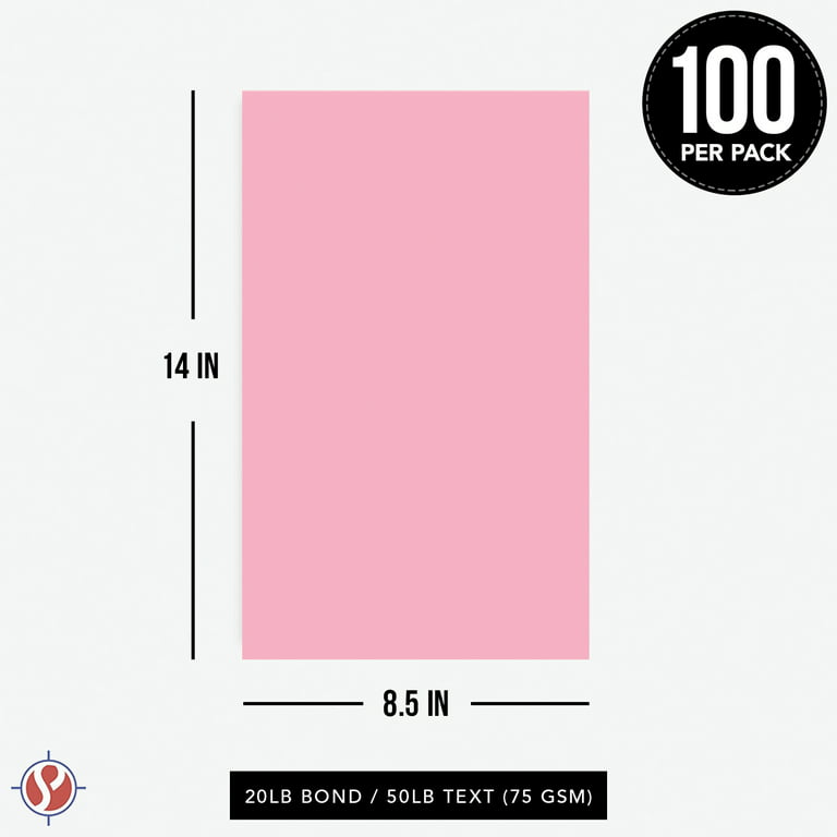 Foil Cardstock Textured Pink 12 x 12 Sheets Bulk Pack of 25