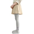 thumbnail image 3 of Bovxnpu Girls Leggings Kids Girls Knit Cotton Bow Tights Dance Leggings Bottoms, 3 of 8