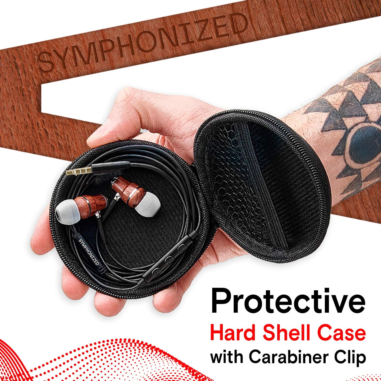 Symphonized Wired Earbuds with Microphone 3.5mm - Noise Isolating Headphones with Wire, Earphones Wired, Headphones with Microphone for Computer, Ear Phones Android Electronics Wired