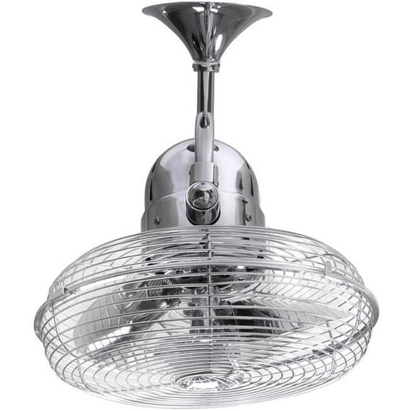 Kaye Wall Fan - Polished Chrome
