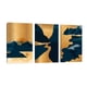 thumbnail image 1 of Cuadro Decorativo Tríptico Vertical Paisajes Dorados Canvas Revolution Set De 3 Cuadros 25x38 cm, 1 of 5